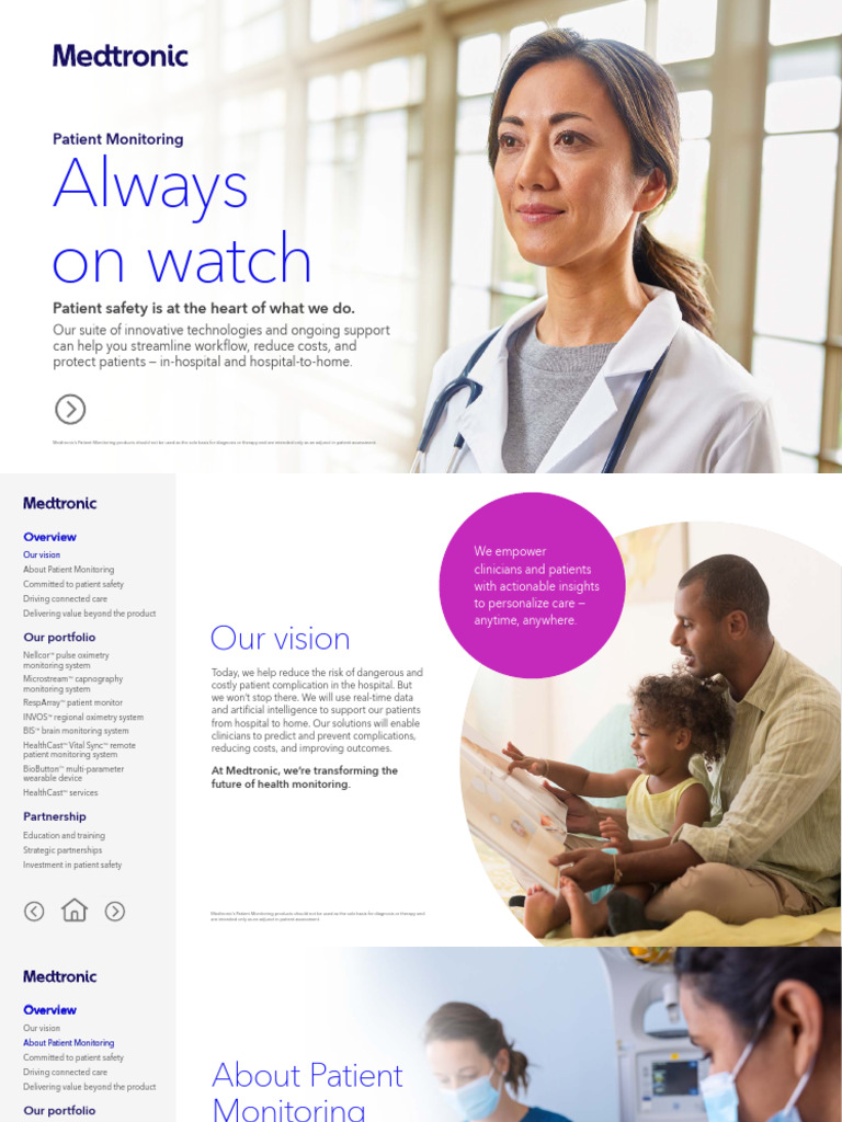 Medtronic Patient Monitoring Solutions | PDF | Monitoring (Medicine ...