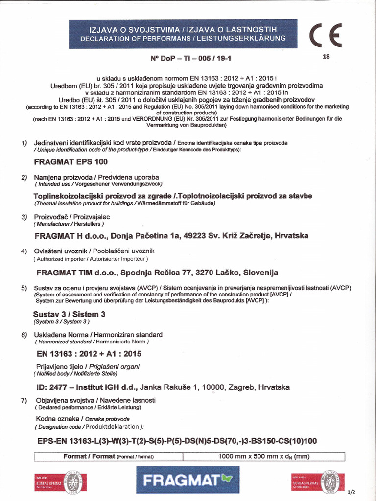 05 Dop Fragmat Eps 100-1-1 | PDF