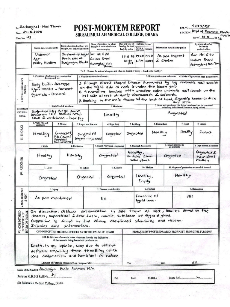 Post Mortem Report (1) | PDF