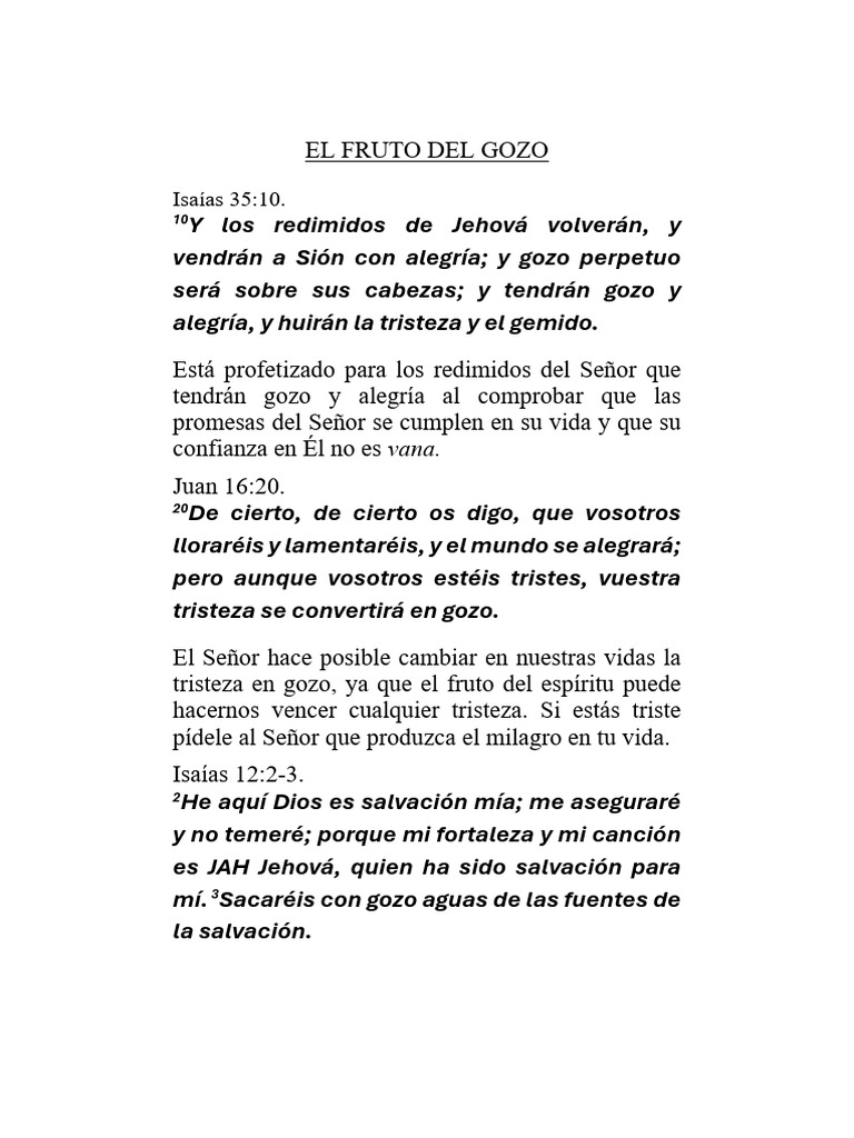 El Gozo de la Salvación en Cristo | PDF | Salvación | Epístola a los ...