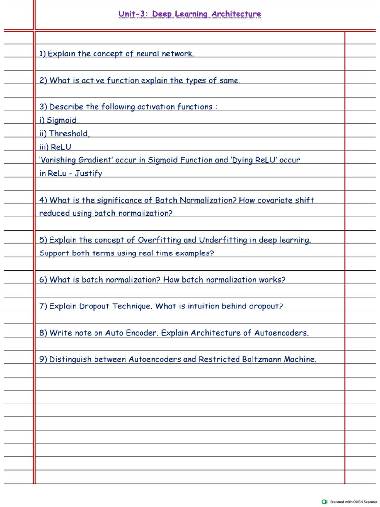 DL Notes | PDF
