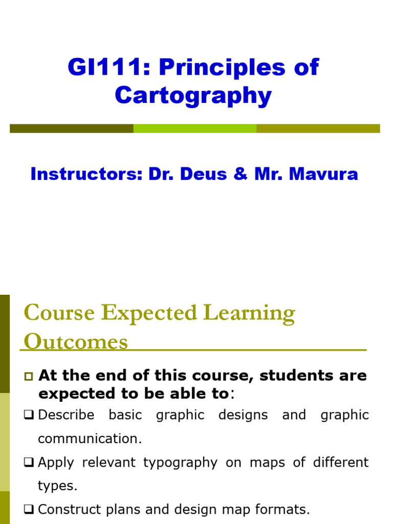 Cartography Principles and Practices | PDF | Cartography | Map