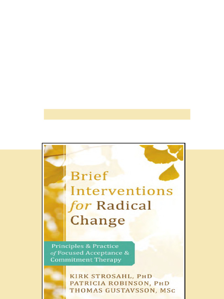 (Ebook) Brief Interventions for Radical Change: Principles and Practice ...