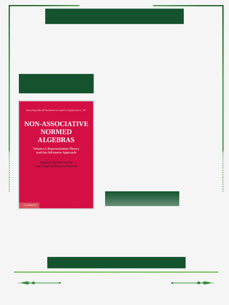 Non Associative Normed Algebras Volume 2 Representation Theory and the ...