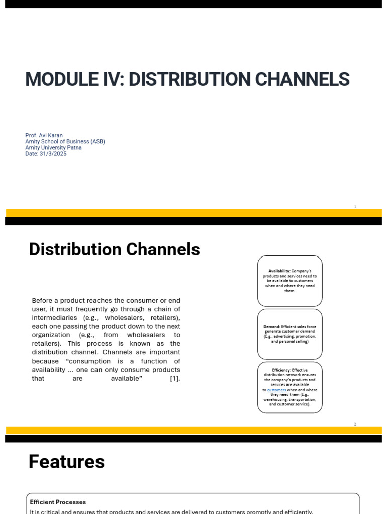 Understanding Distribution Channels | PDF | Brand | Marketing