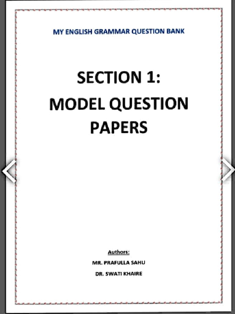 Section - 1 | PDF