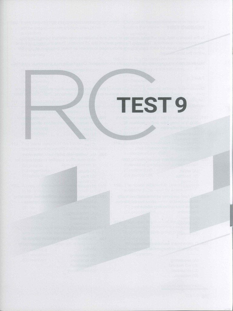 TEST 9-RC | PDF