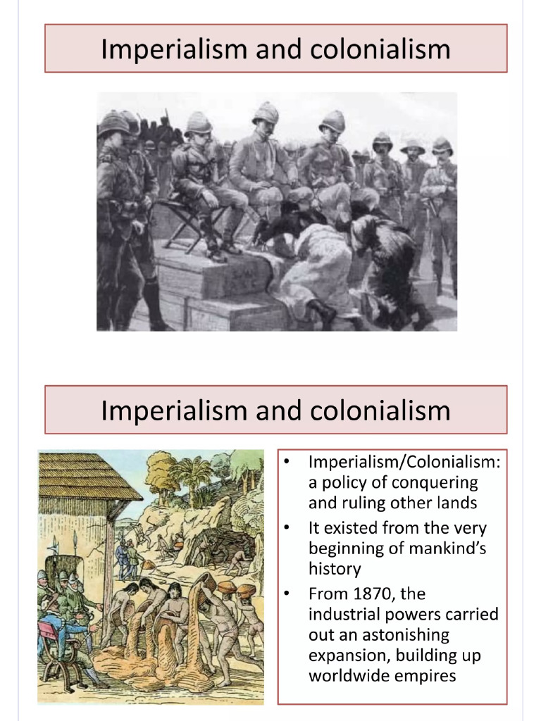 Imperialism and Colonialism | PDF