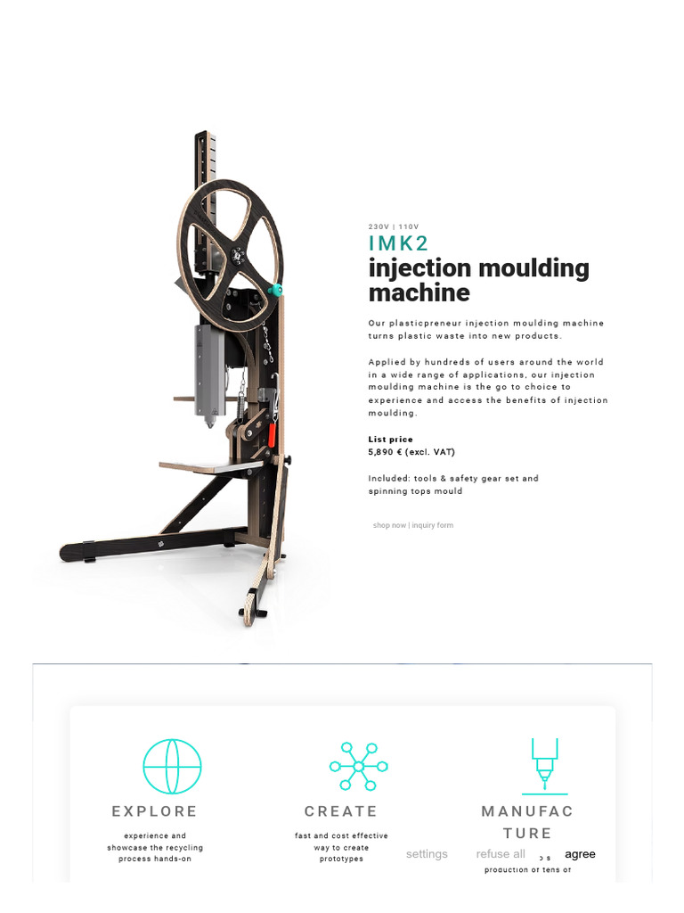 IMK2 Injection Moulding Machine Overview | PDF | Organic Polymers ...