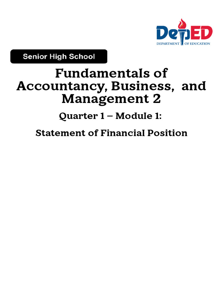 FABM-2-MODULE-1.doc 20251108 160100 0000 | PDF | Balance Sheet | Equity ...