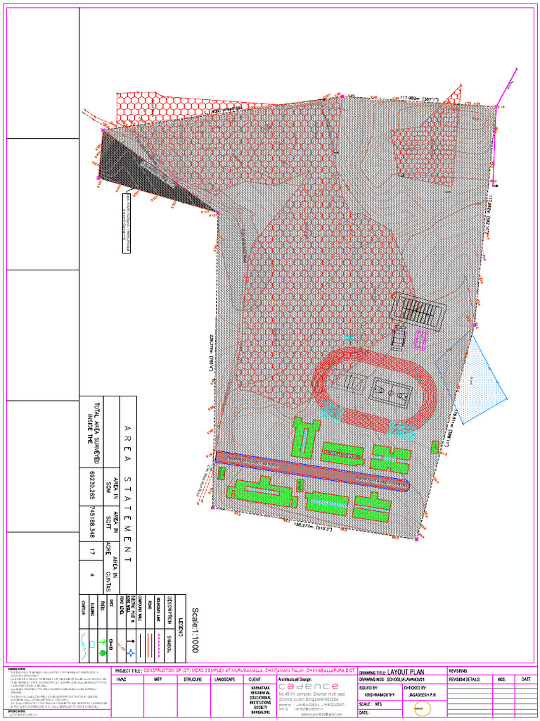Layout Plan for MDRS Complex Construction | PDF