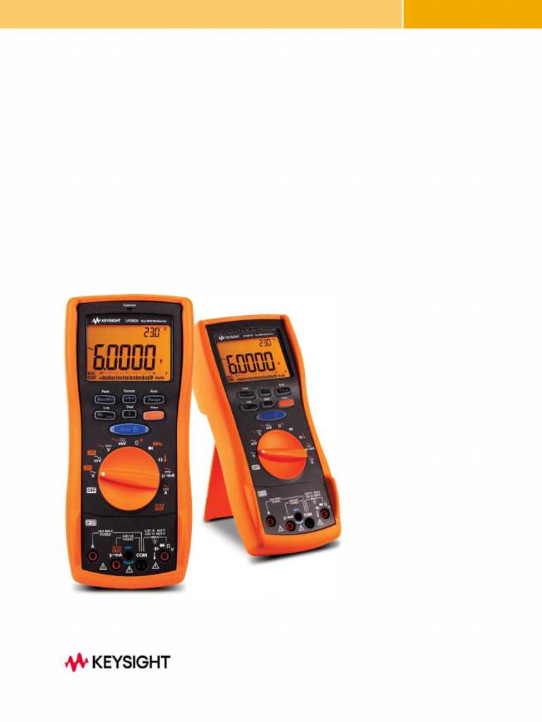 U1280 Series Handheld DMM Overview | PDF | Decibel | Alternating Current