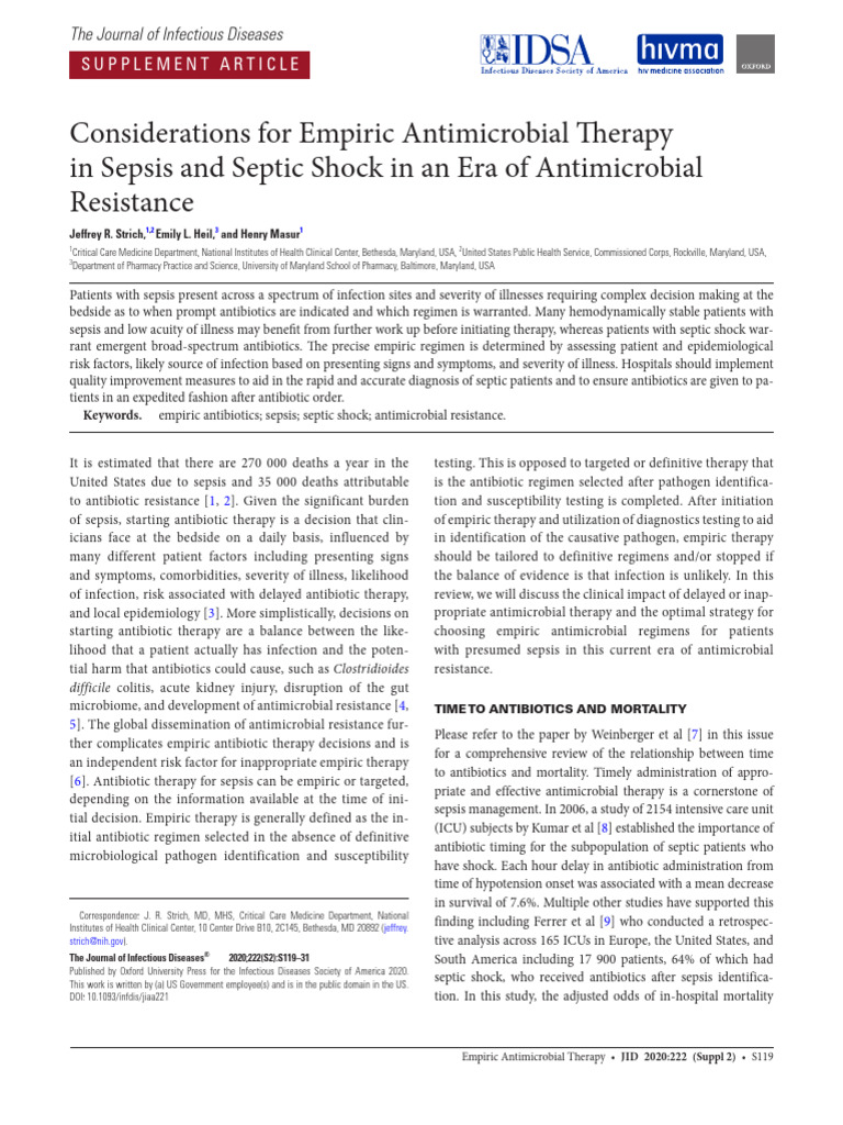 jiaa221 | PDF | Sepsis | Methicillin Resistant Staphylococcus Aureus