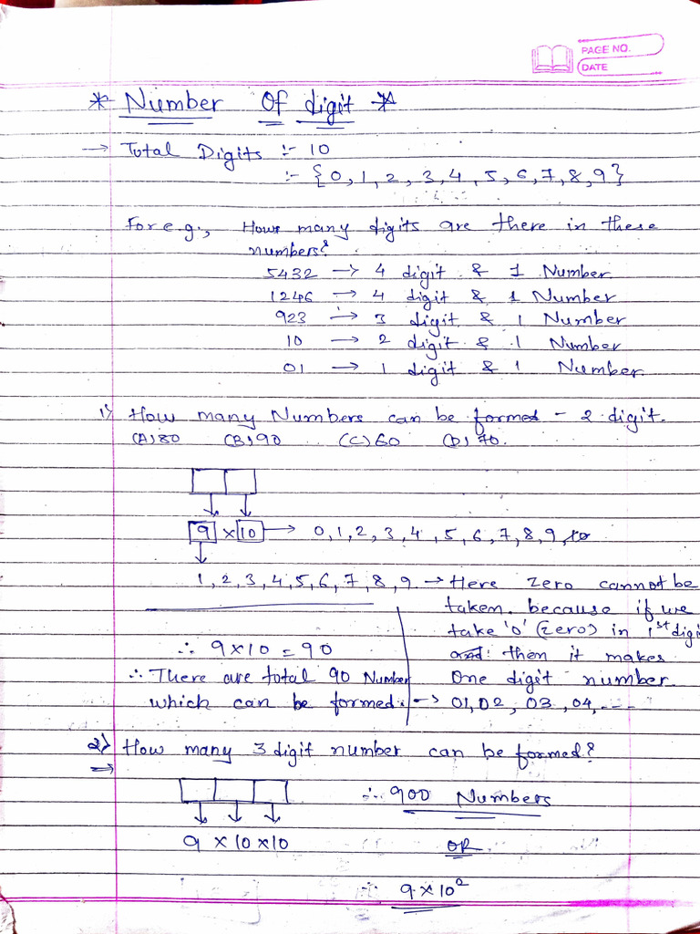 Basic Maths Notes Part 3 Which Is Useful | PDF