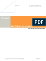 Whitepaper EAP-SIM Authentication in WLAN Networks