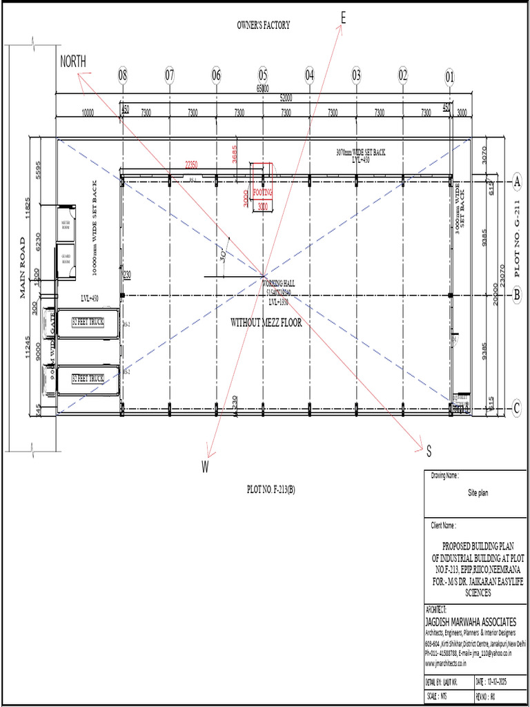 Proposed Industrial Building Plan | PDF