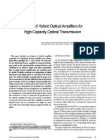 Design of Hybrid Optical Amplifiers For High Capacity Optical Transmission