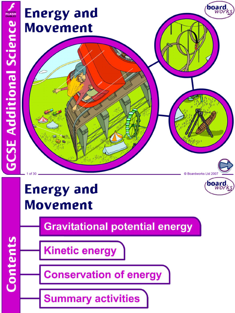 3. Energy and Movement v1.0 | PDF | Kinetic Energy | Mass
