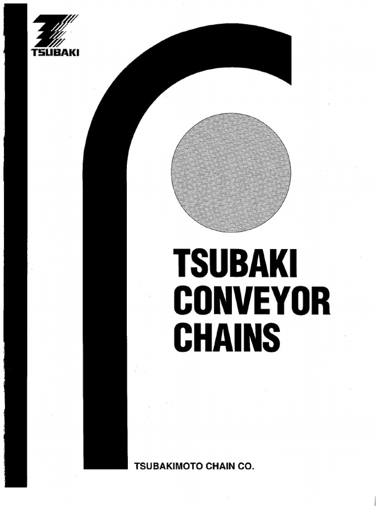 Tsubaki Conveyor Chains Catalog PDF