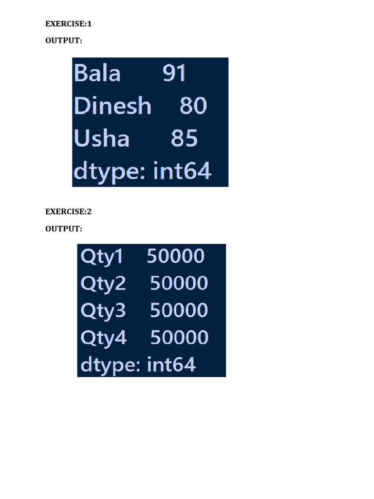 SQL Command Exercises Overview | PDF