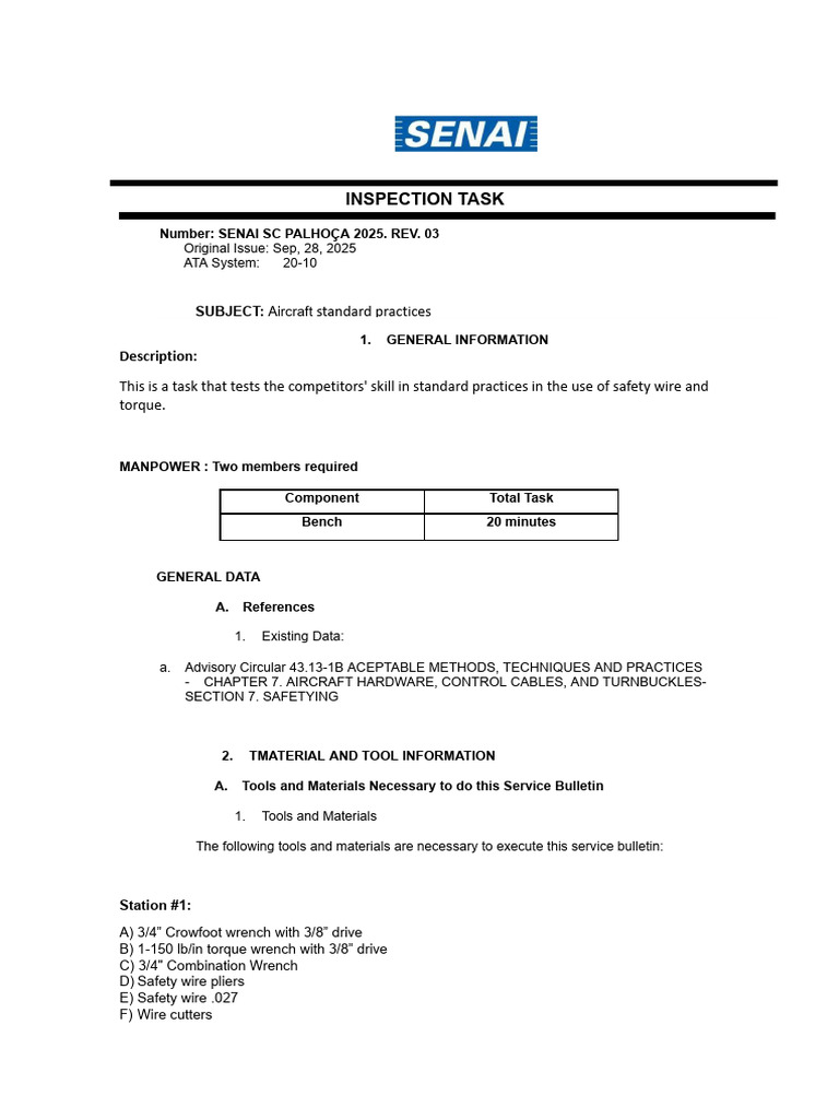 Aircraft Safety Wire Inspection Guide | PDF | Manufactured Goods