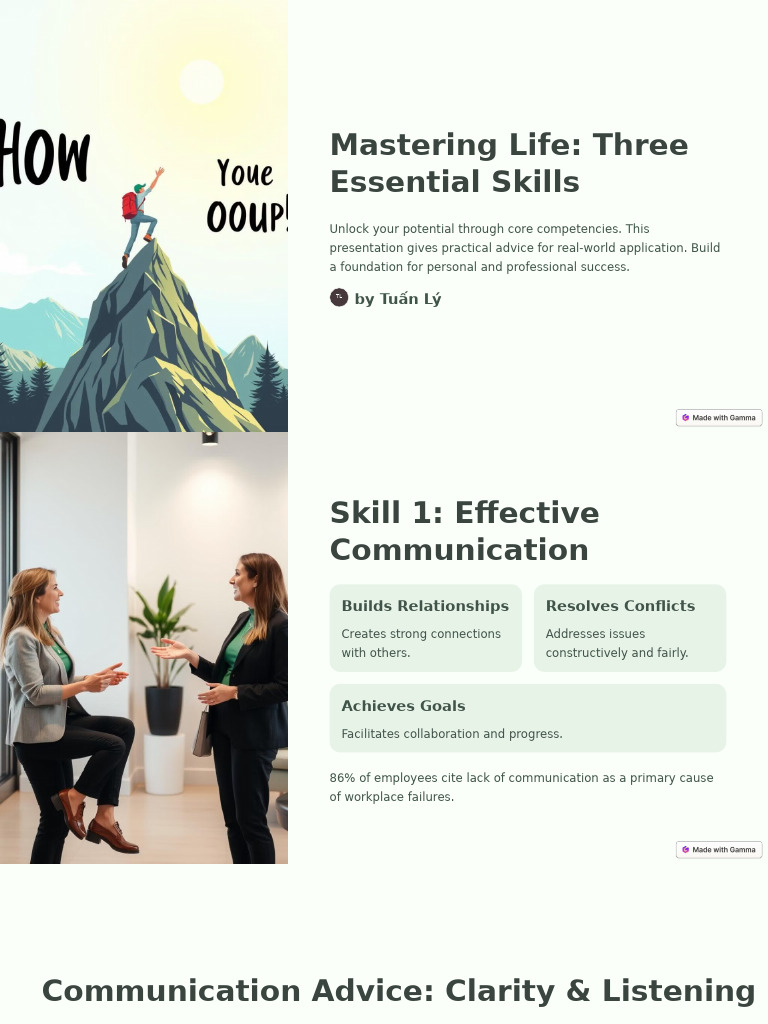 Mastering Life Three Essential Skills | PDF | Behavior Modification ...