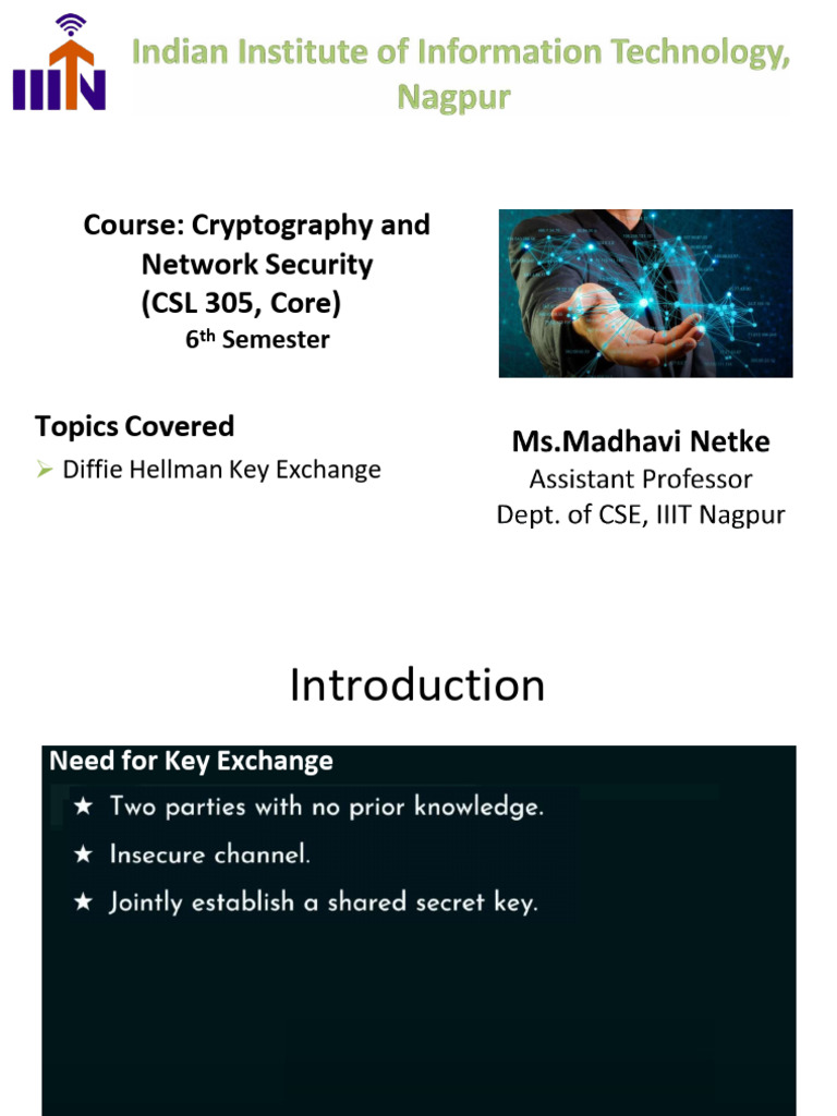 Diffie Hellman Key Exchange Overview | PDF