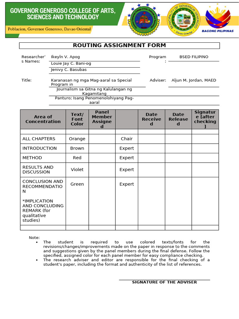 24.1. Routing Assignment | PDF
