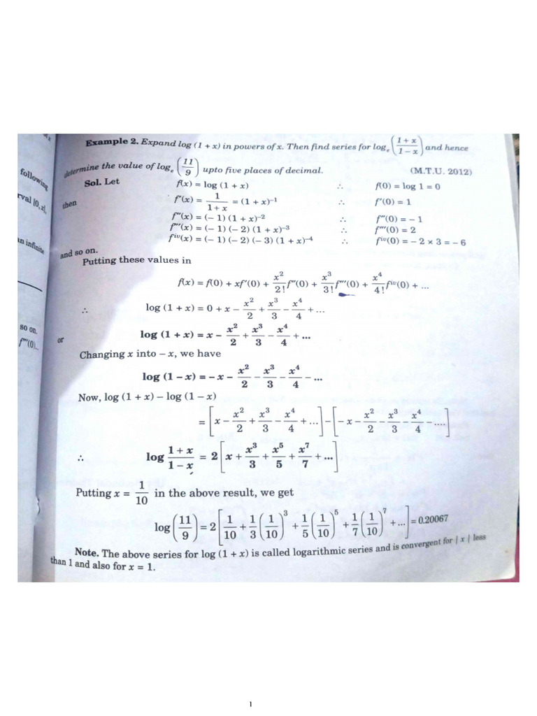Math 1 | PDF