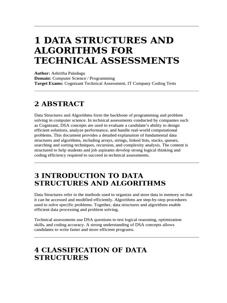 Document 1 | PDF | Data Structure | Algorithms