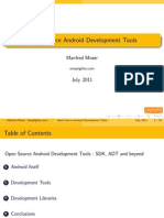 Open Source Android Development Tools - SDK, ADT and Beyond Presentation