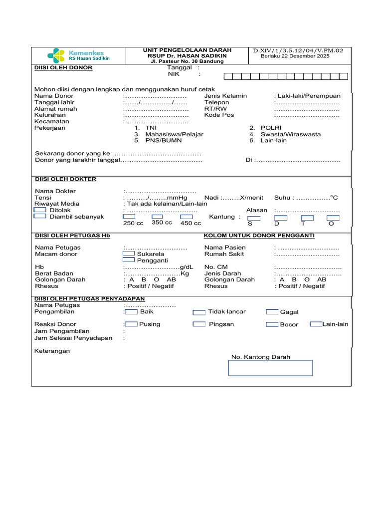 Bab v-2 Formulir Inform Concern Upd | PDF