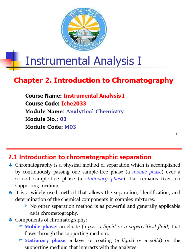 Introduction to Chromatography Basics | PDF | Chromatography | Thin ...