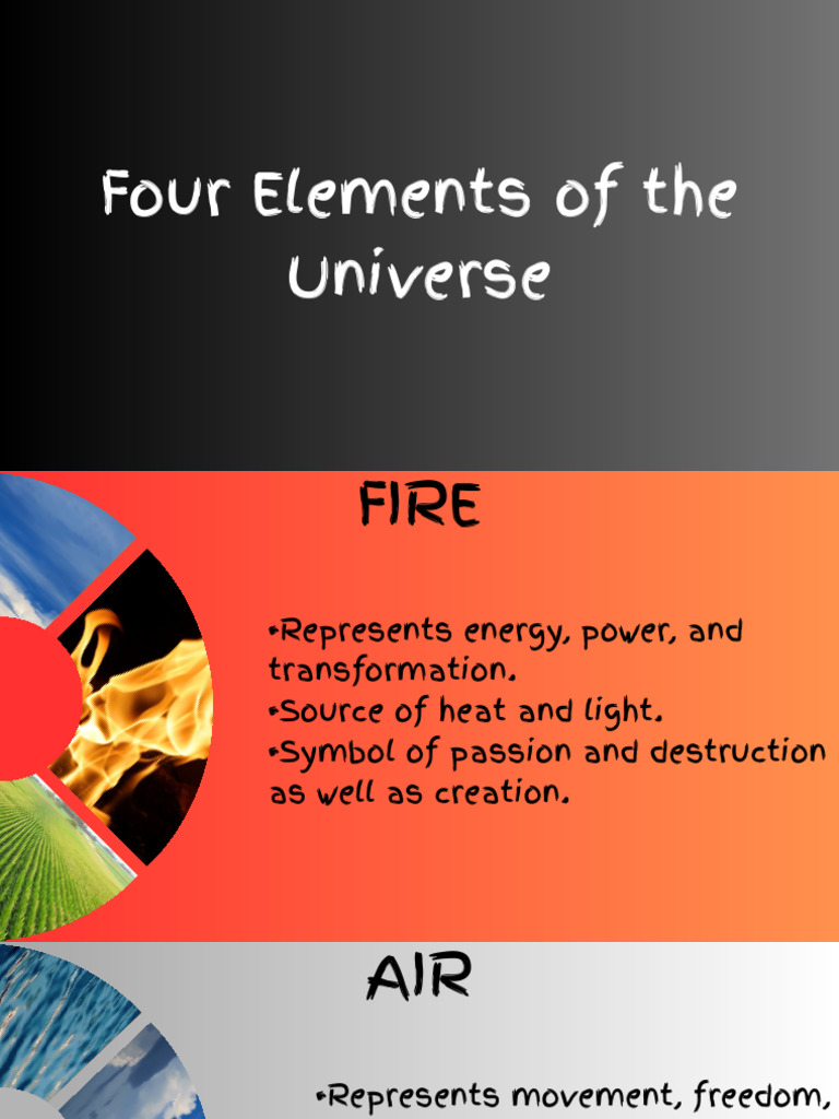 Four Elements of Universe | PDF