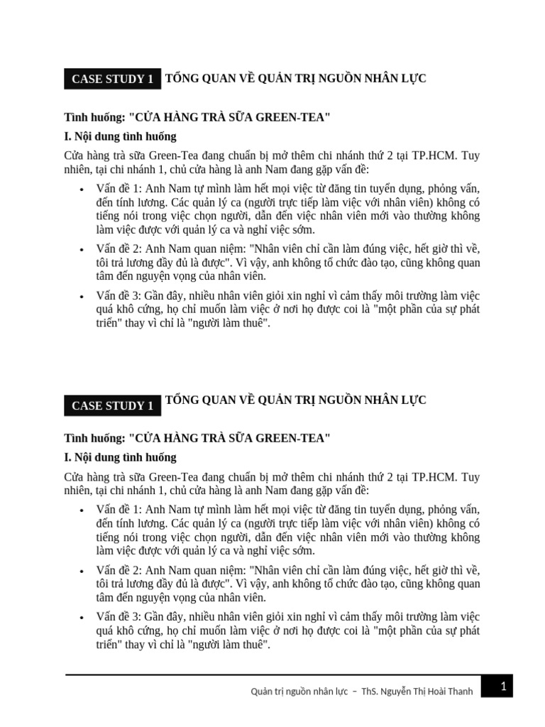 Case Study 1 | PDF