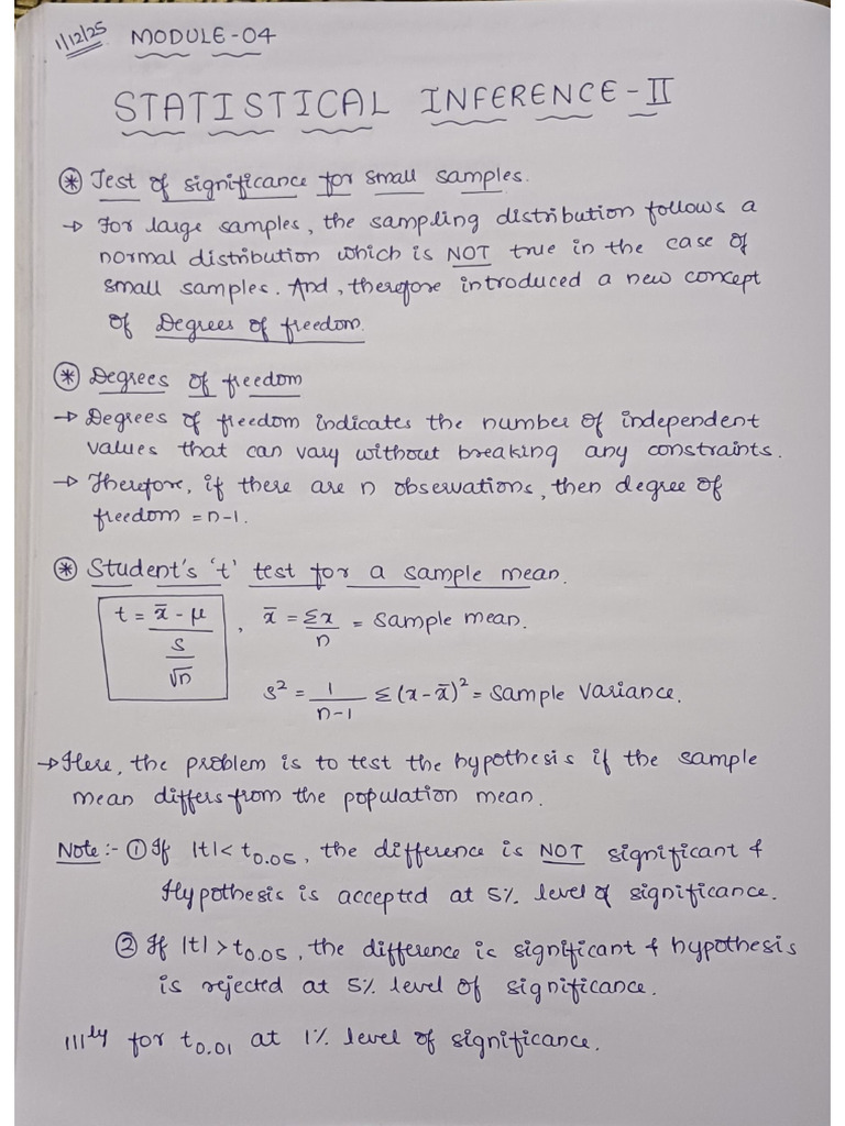 3rd Sem Maths Module 4 | PDF