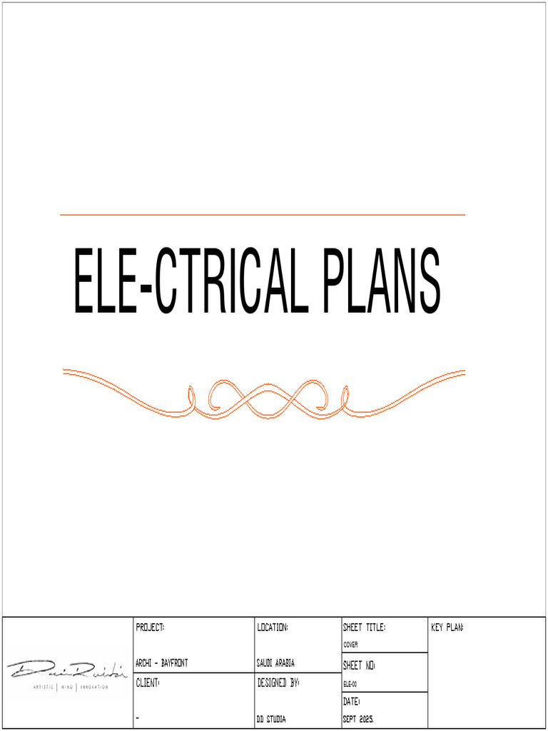 Electrical Plans for Lighting and Low Current Systems | PDF | Ceiling ...