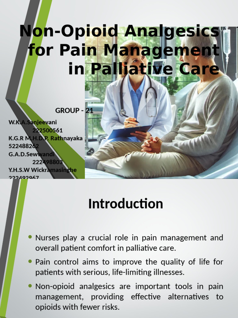Non Opioid Analgesics Palliative Care Detailed | PDF | Analgesic | Pain ...