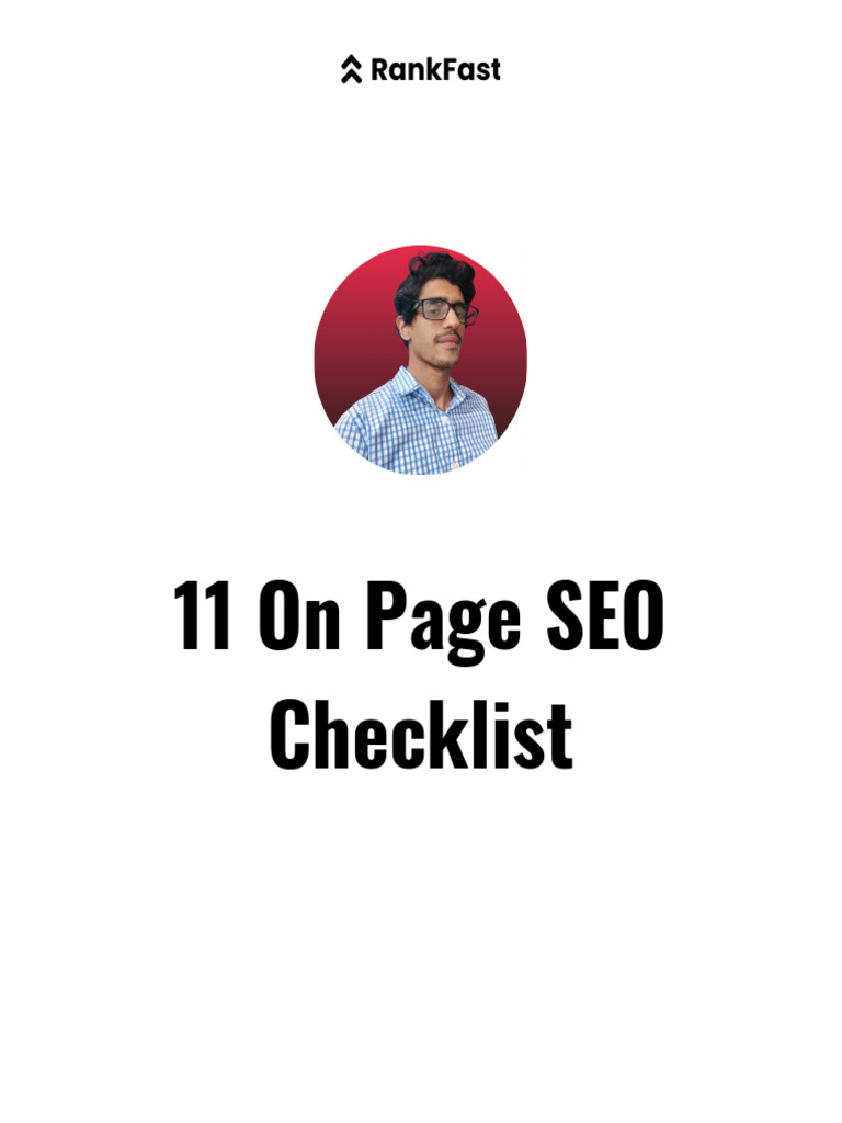 11 On-Page SEO Checklist | PDF | Search Engine Optimization | Web ...