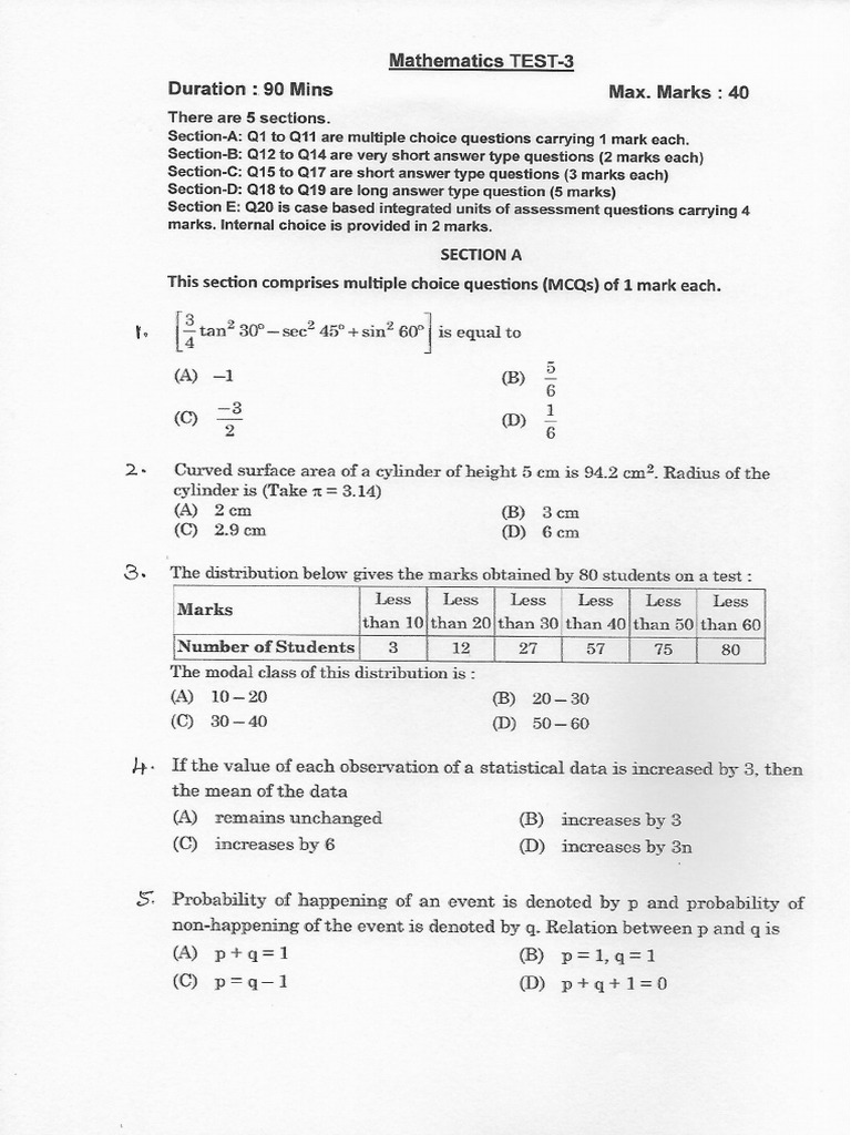 Test3 Questions English | PDF