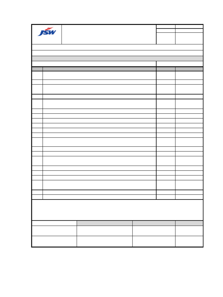 JCB Monthly Inspection Checklist | PDF