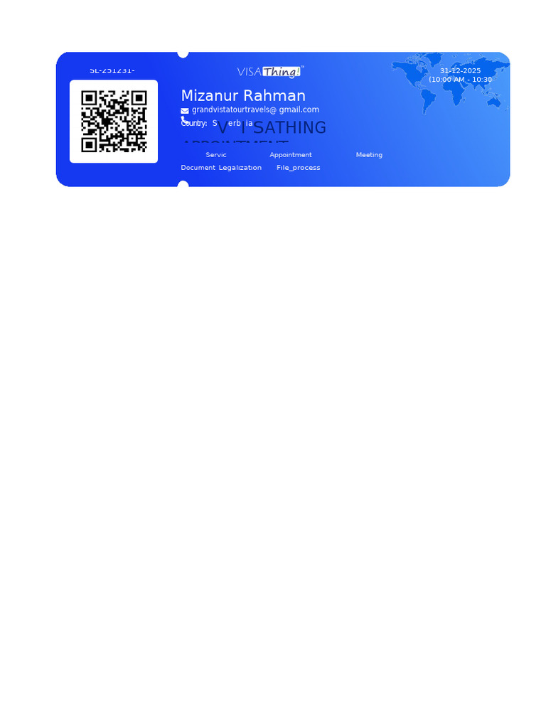 SL 251231 7 Appointment Ticket 1766902814069 | PDF