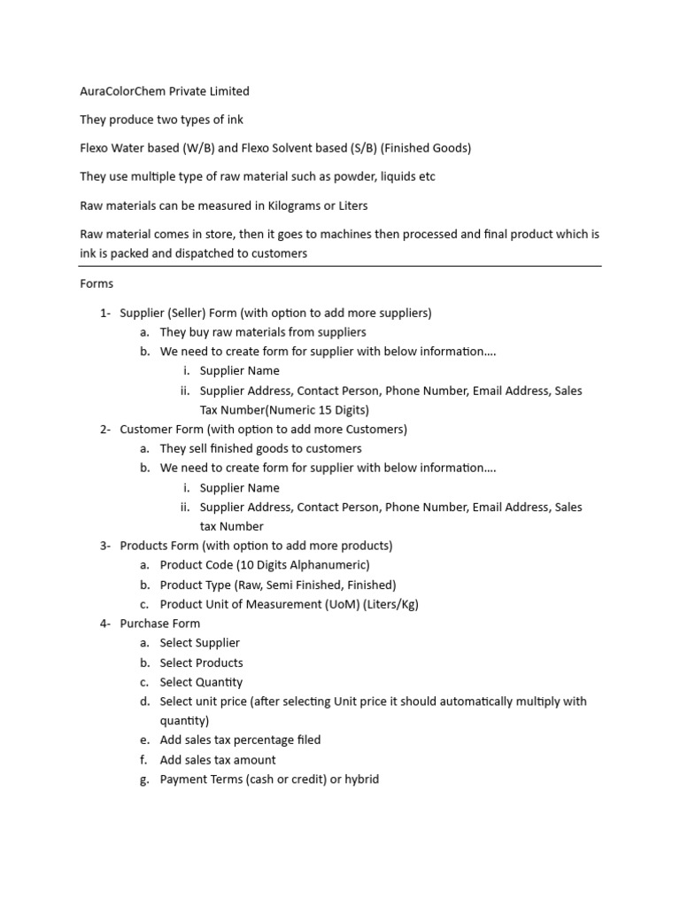 Ink Production and Management Forms | PDF | Cheque | Prices