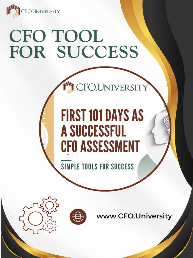 First 101 Days CFO Success Guide | PDF | Chief Financial Officer | Business