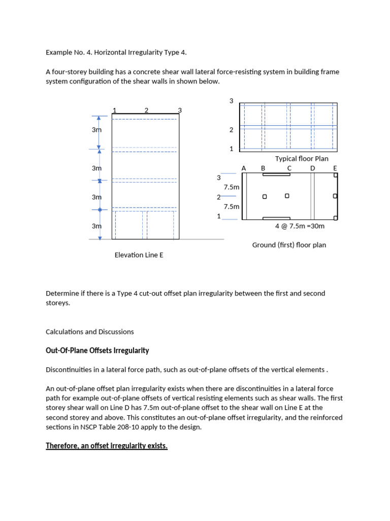 Type 4 Offset Irregularity Analysis | PDF