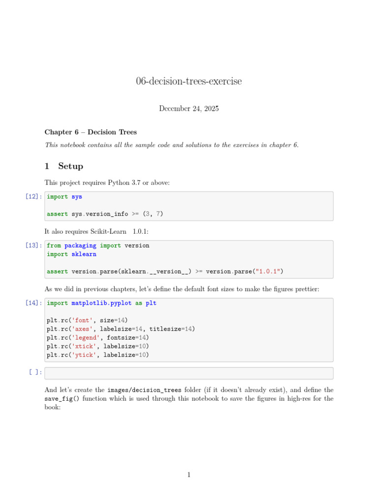 06 Decision Trees Exercise | PDF | Applied Mathematics