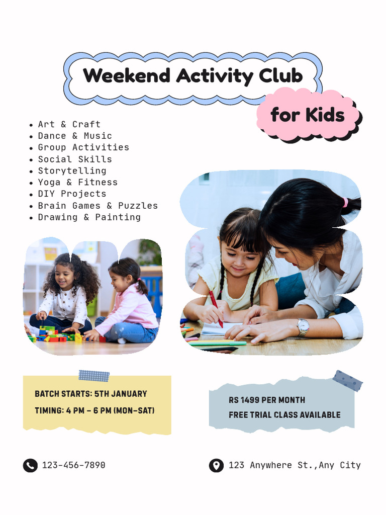 Weekend Activity Club | PDF