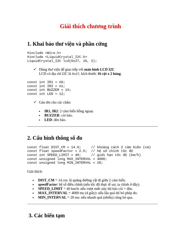 Giải Thích Code | PDF