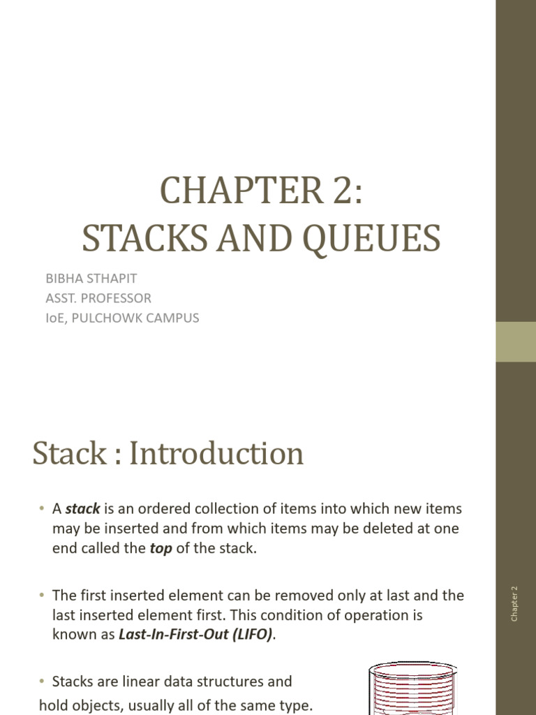 Stacks and Queues: Data Structures Explained | PDF | Queue (Abstract ...