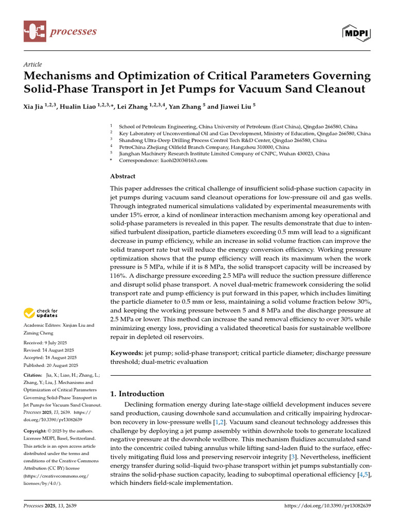Mechanisms and Optimization of Critical Parameters | PDF | Pump | Fluid ...